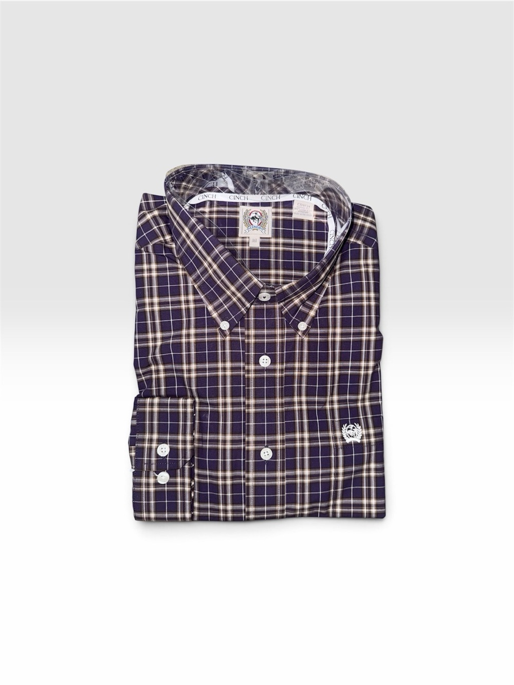 Cinch Men's Plaid Button-Down Shirt